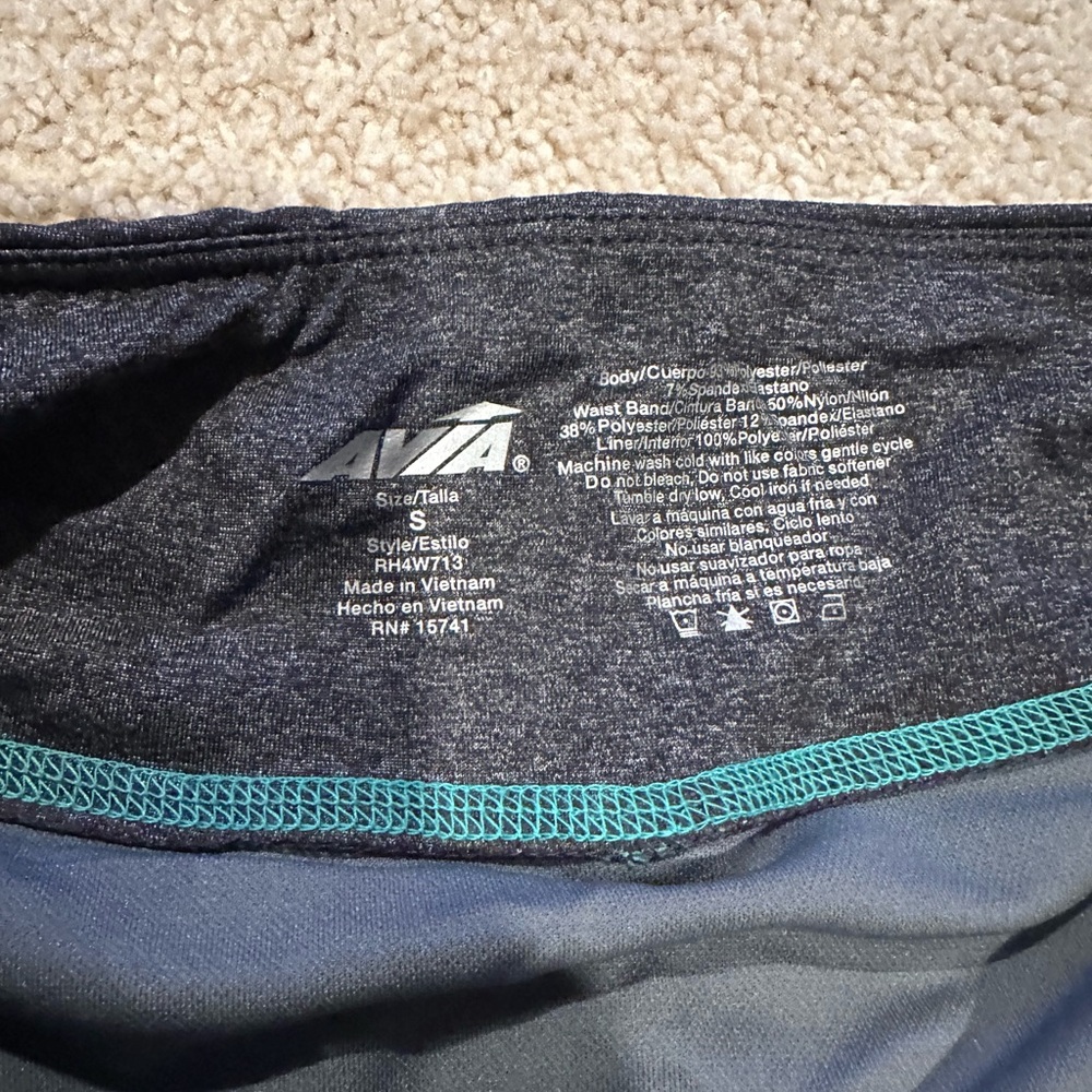 Active blue shorts